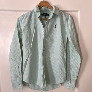 NWT Ralph Lauren - Striped Oxford 0 Slim